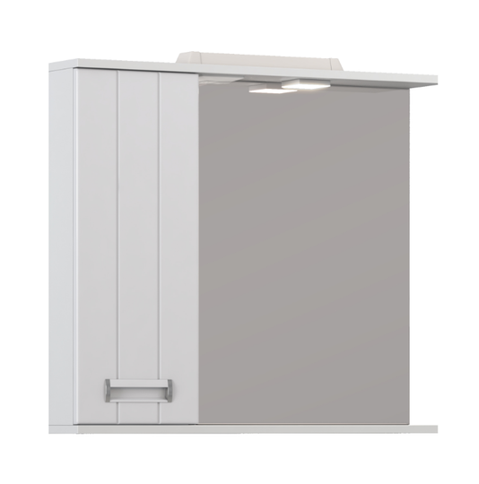 Шкаф навесной Vigo Diana 80 с зеркалом левый со спотом