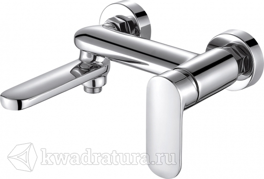 Смеситель для ванны с коротким изливом BRAVAT OPAL F6125183CP-01-RUS