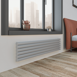 Горизонтальный радиатор WABEH Сократ H 6 секций, высота 285 мм, ширина 1000 мм