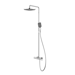 Душевая система Iddis SpaHome с тропическим душем и термостатом, хром,  SPHSBTKi06