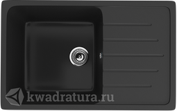 Кухонная мойка ULGRAN U-400 ультра-чёрный №344