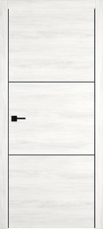 Межкомнатная дверь ВФД Urban 2 Nord vellum Black mould