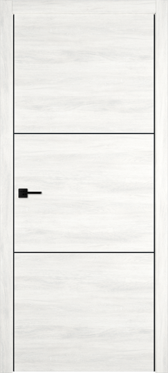 Межкомнатная дверь ВФД Urban 2 Nord vellum Black mould