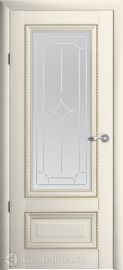 Межкомнатная дверь ALBERO Версаль 1 Ваниль, стекло Галерея