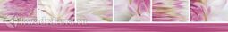 Бордюр для настенной плитки Нефрит-Керамика Виолетта лиловый 50*7 77-05-51-333