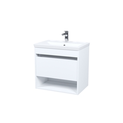 Тумба подвесная Iddis Zodiac X 70 см белый с нишей и умывальником ZDX70WNi95K